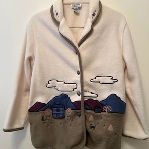 Warm light weight jacket.